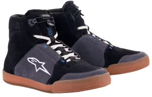 ALPINESTARS Chrome Shoes - Black/Asphalt/Gum Blue - US 13 2512322117213