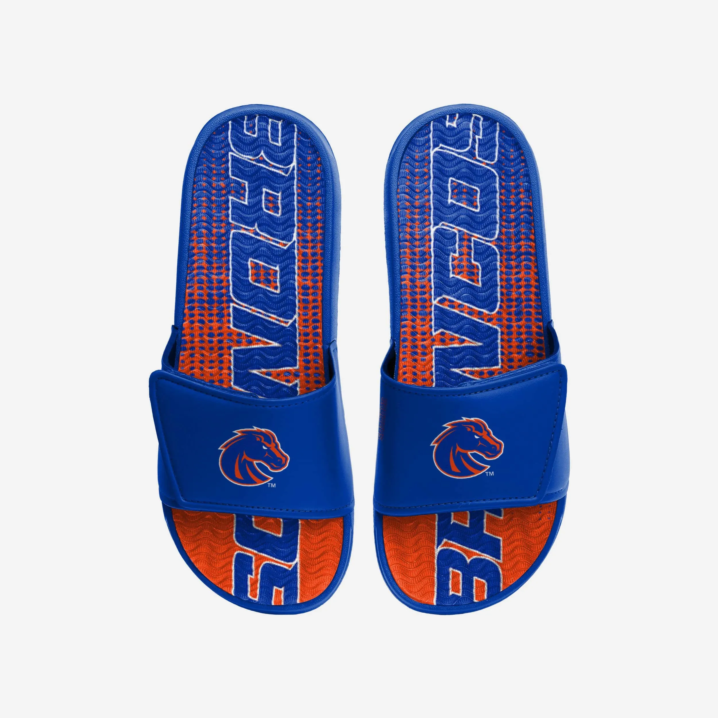 Boise State Broncos Gradient Wordmark Gel Slide