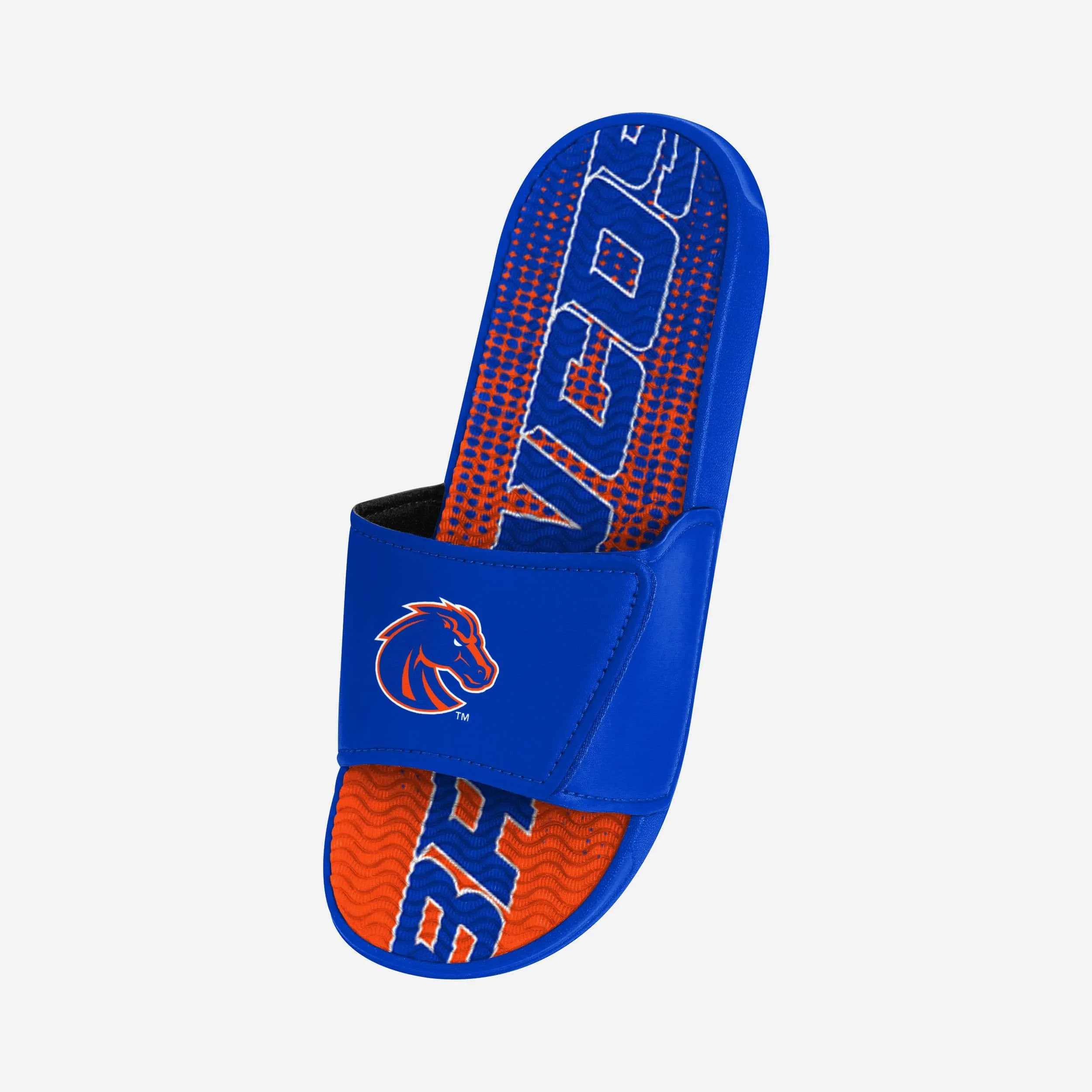 Boise State Broncos Gradient Wordmark Gel Slide