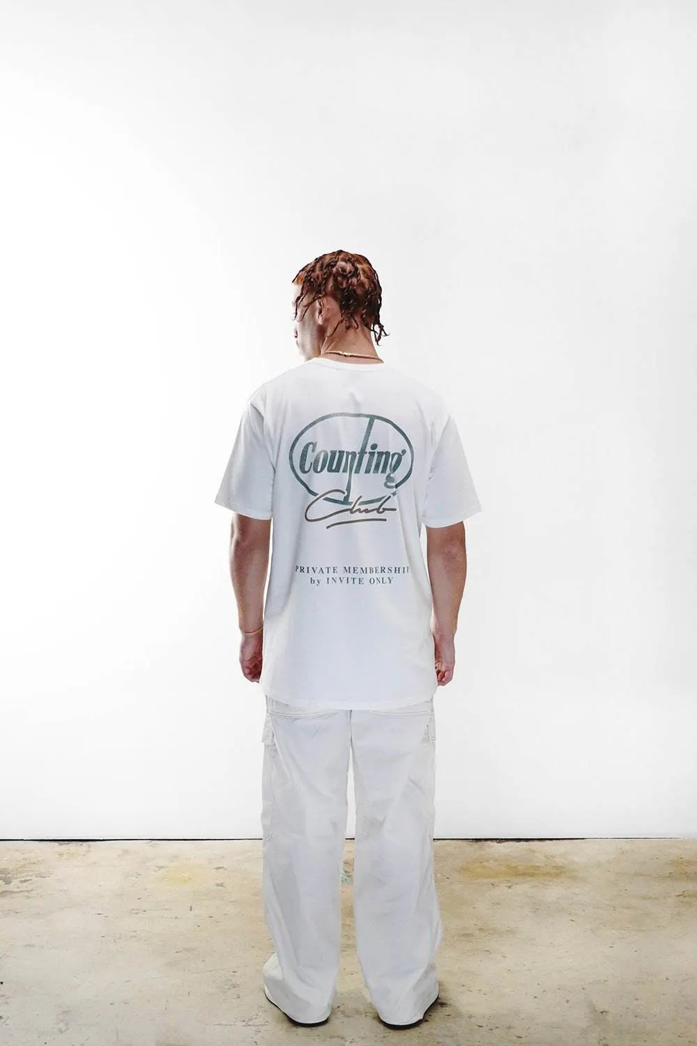 By Invite Only Heavyweight T-shirt- Vintage White