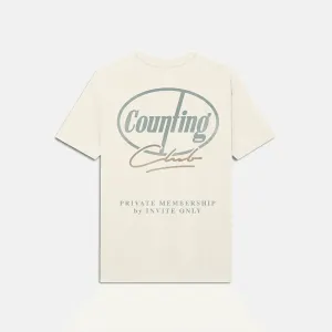 By Invite Only Heavyweight T-shirt- Vintage White