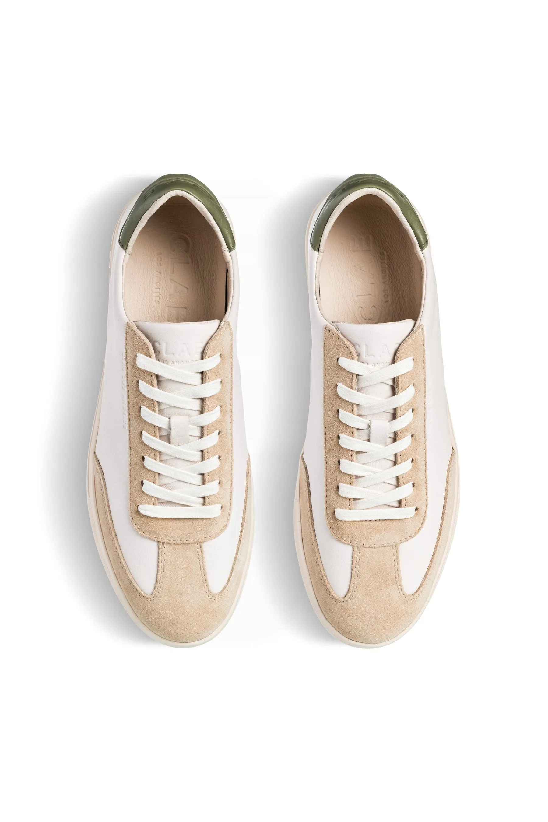 Clae Deane Sneakers in Off White Vanilla Olive