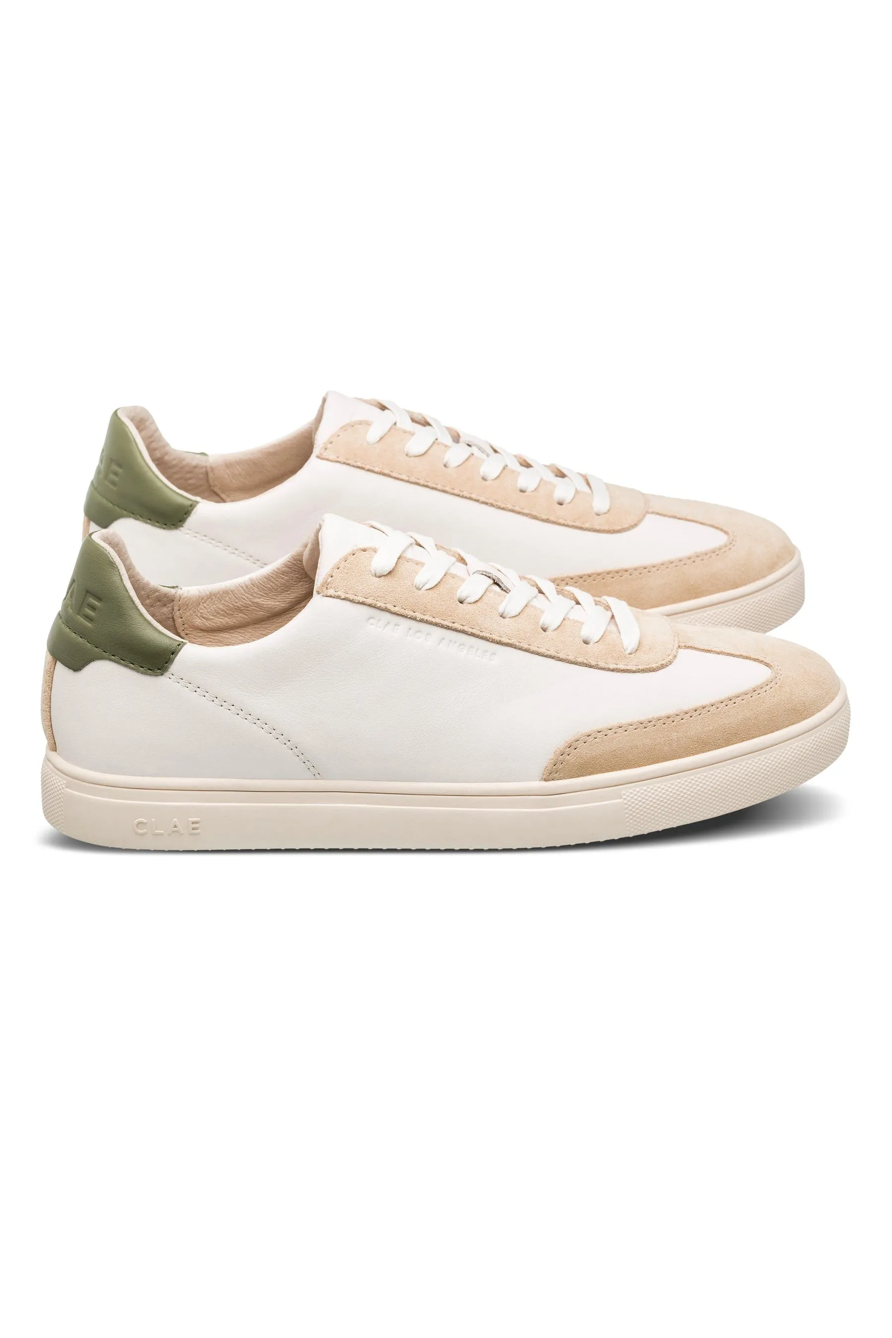 Clae Deane Sneakers in Off White Vanilla Olive
