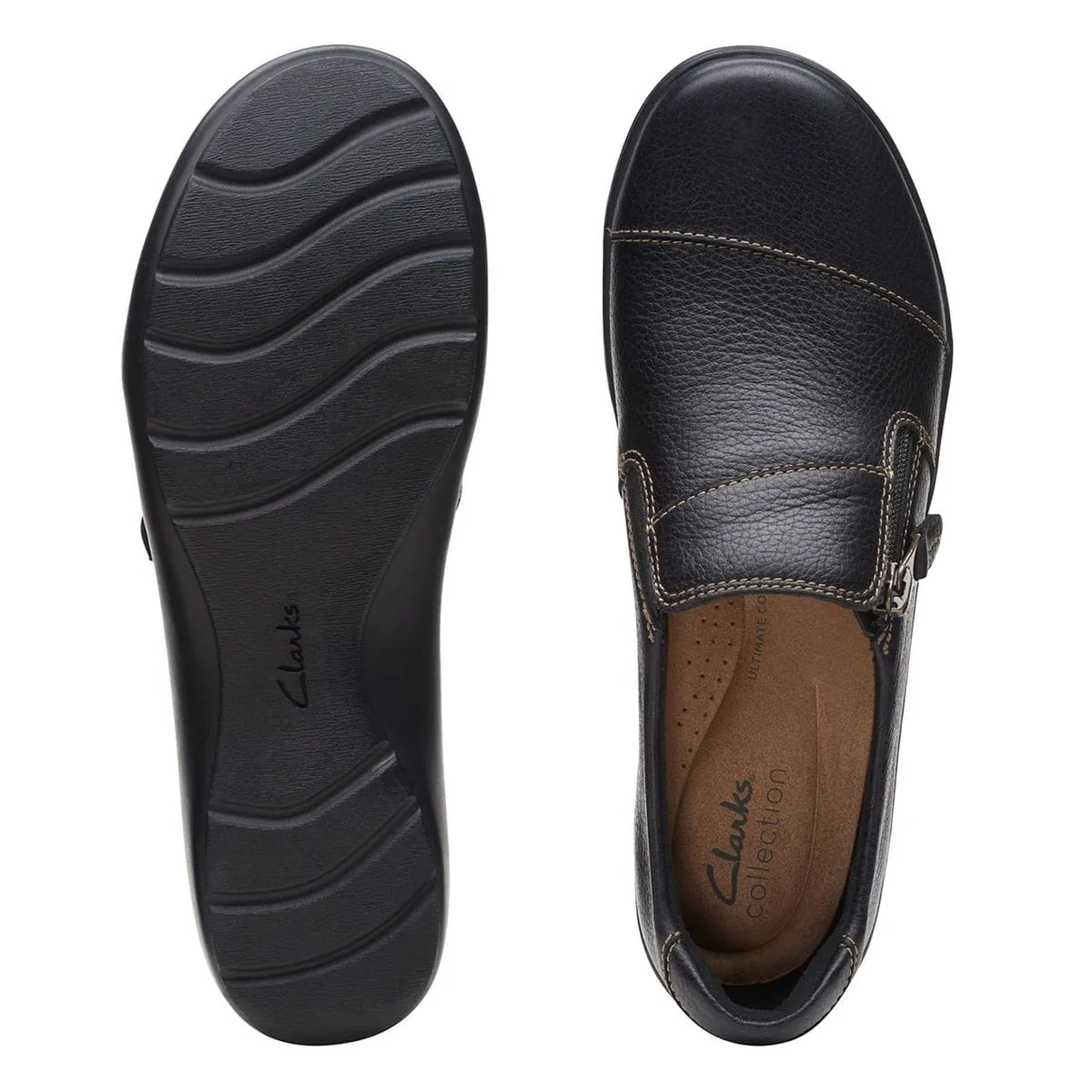 Clarks Women's Cora Harbor Shoes- Black