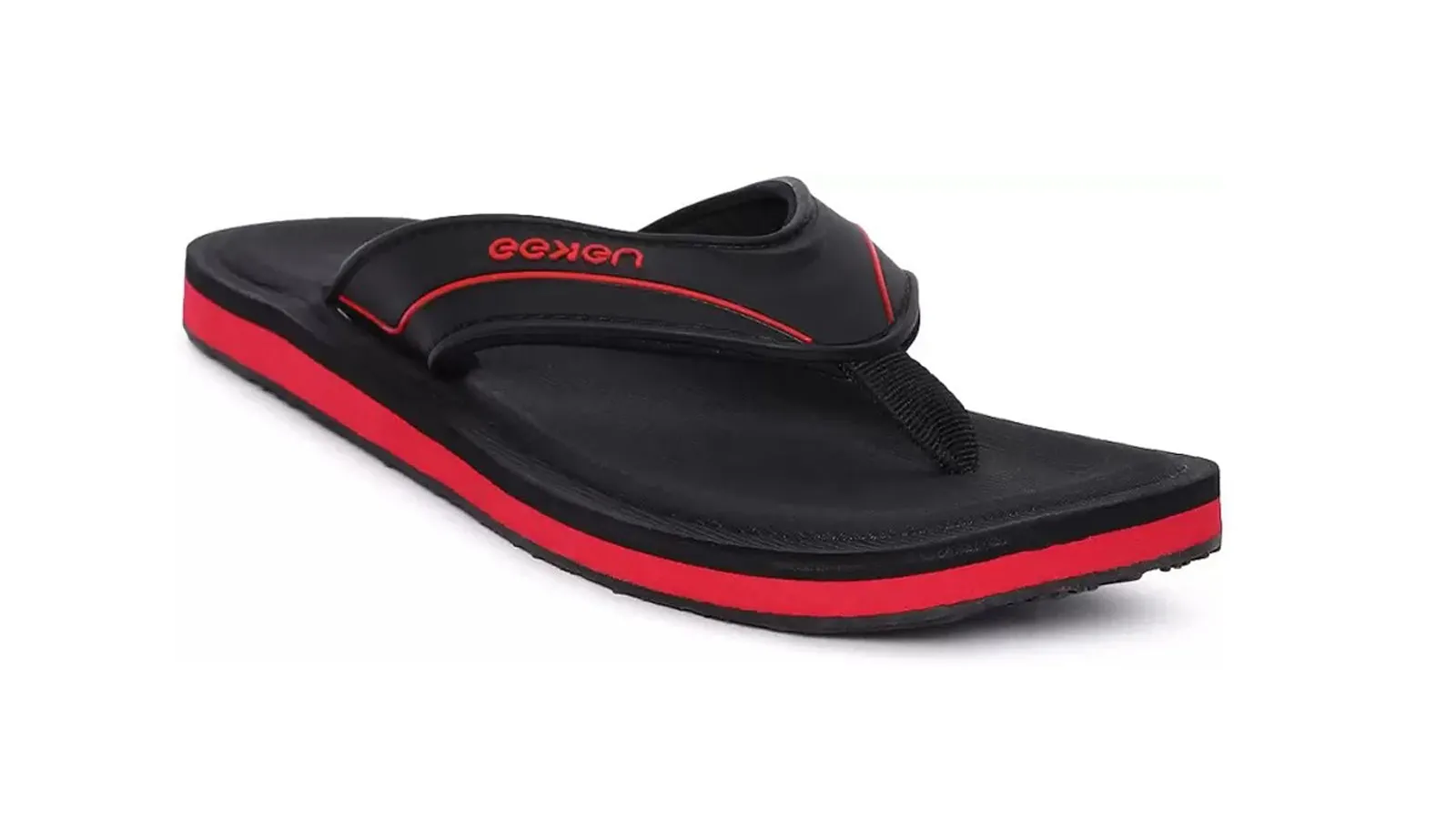 Eeken EFBG2017 Black And Red Ultra-Comfortable Everyday Flip Flops For Men