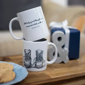 Great Thoughts Walking Quote Mug