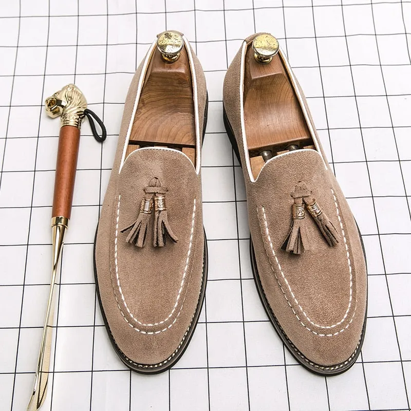 Green Oxford Brogue Shoes