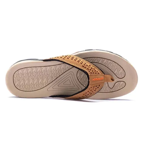 Groovywish Men Orthopedic Sandals Anti-slip Beach Flip-flops
