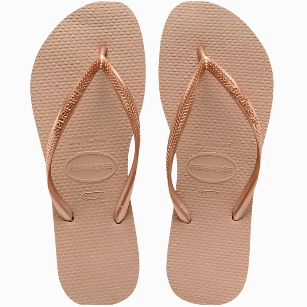 Havaianas Women's Slim FlipFlop Pink | (Rose Gold)