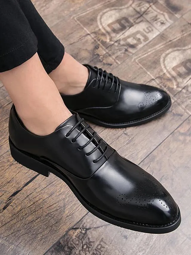 Men's Nappa Leather Formal Oxfords Shoes