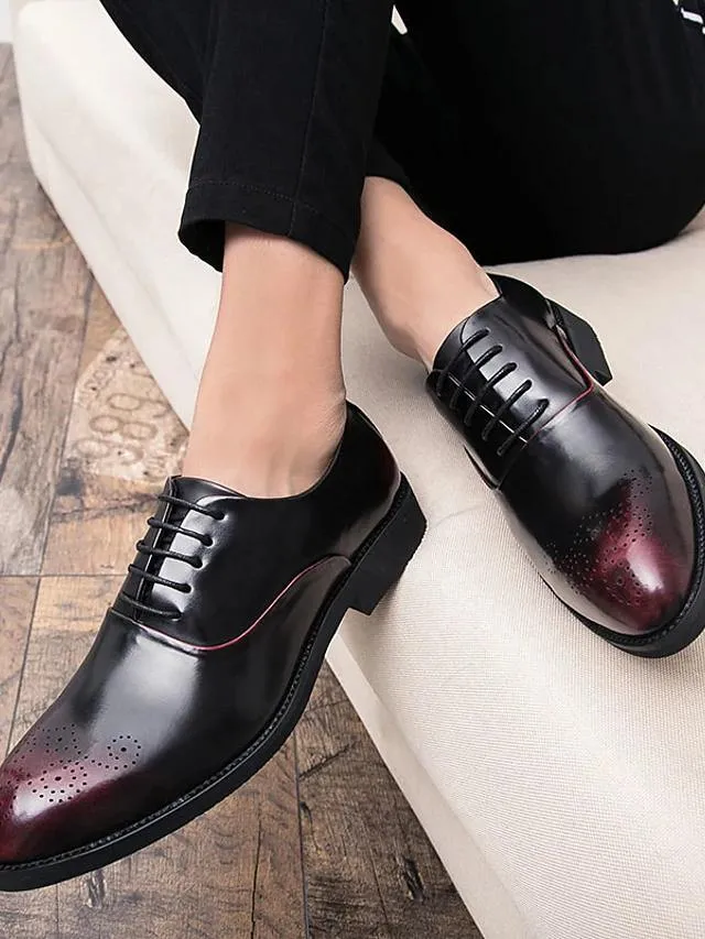Men's Nappa Leather Formal Oxfords Shoes
