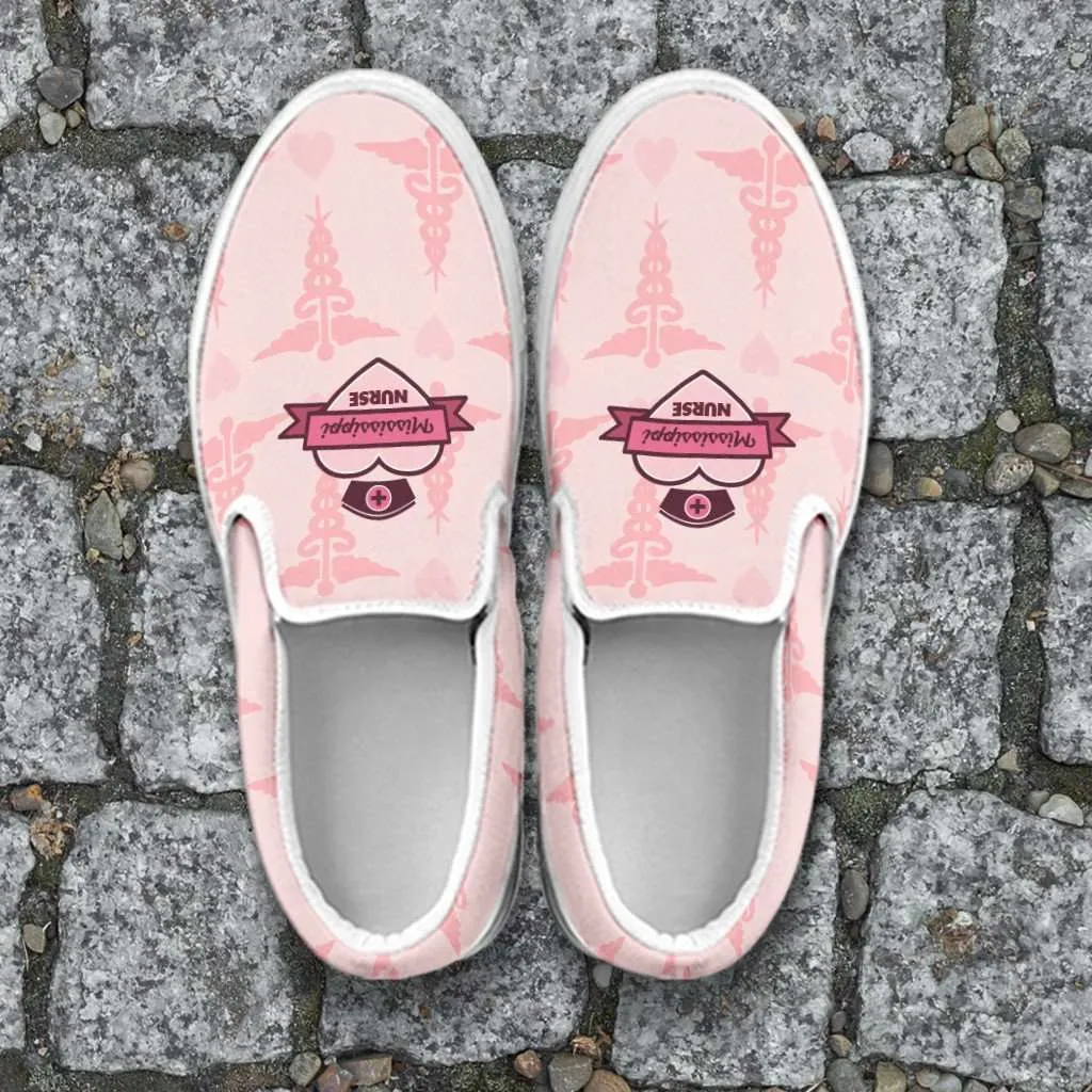 Mississippi Nurse Slip-on Shoes Pink