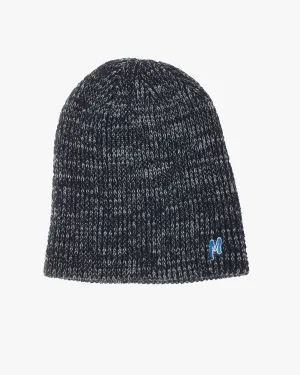 NAVY MARLED BEANIE