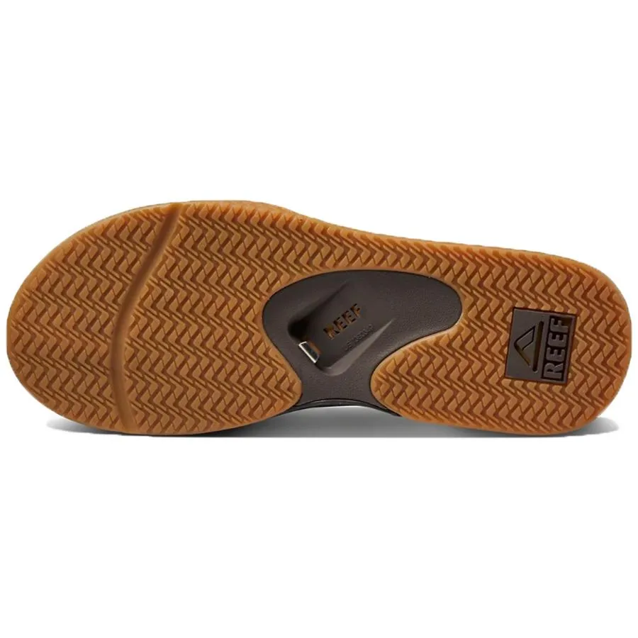 Reef Mens Fanning Flip Flops - Brown/Gum