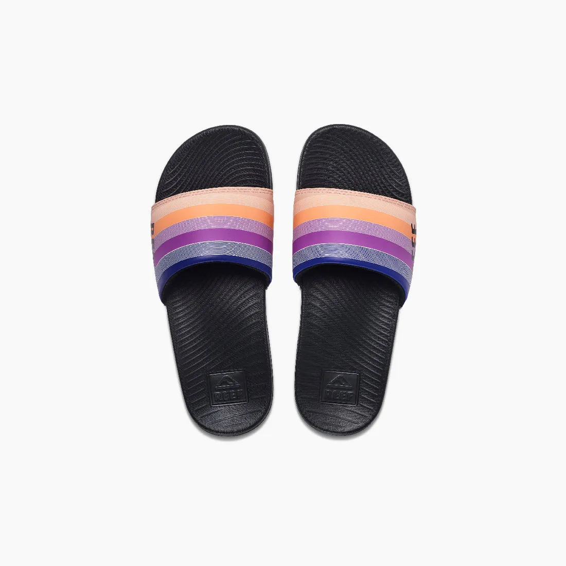 Reef One Slide Sandal-Retro Stripes