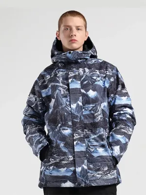 Riuiyele Men Ski Snowboarding Jacket Breathable