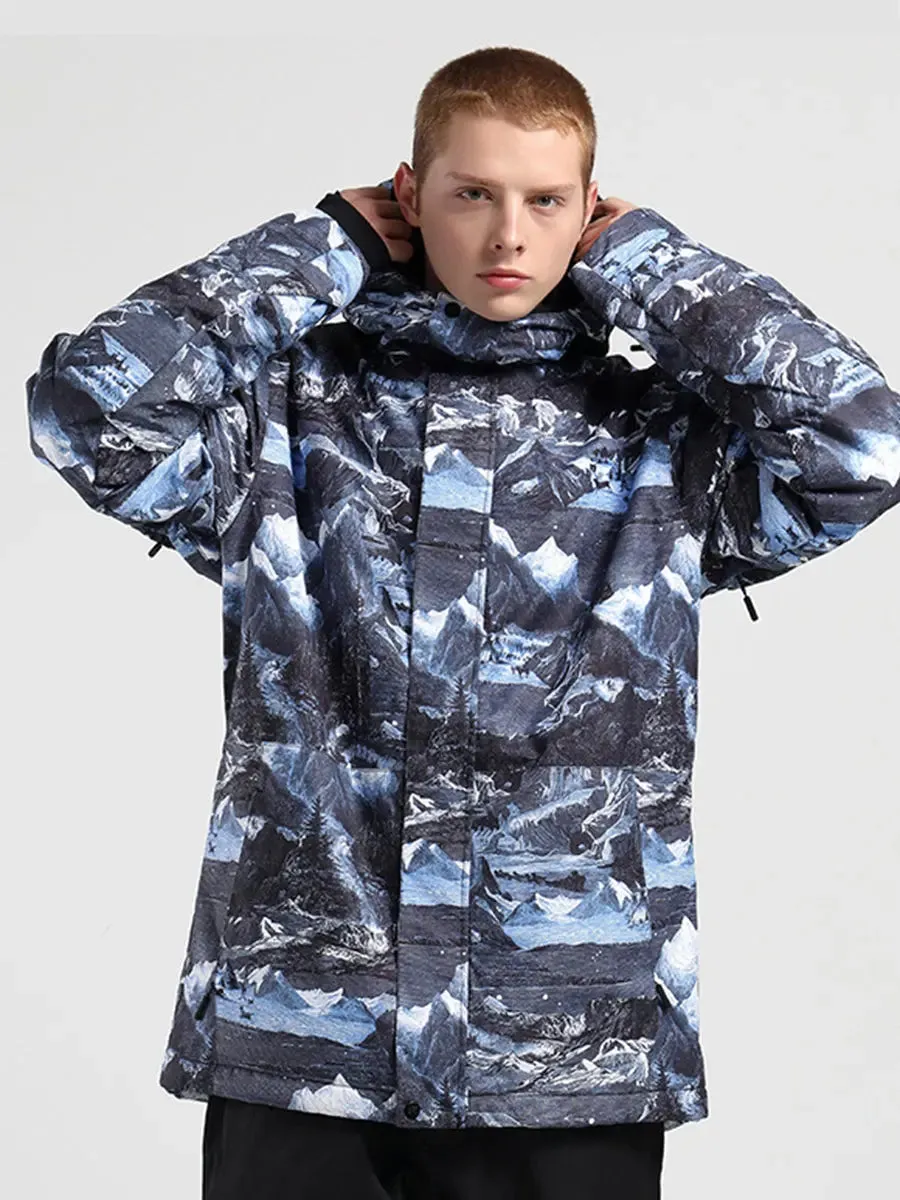 Riuiyele Men Ski Snowboarding Jacket Breathable