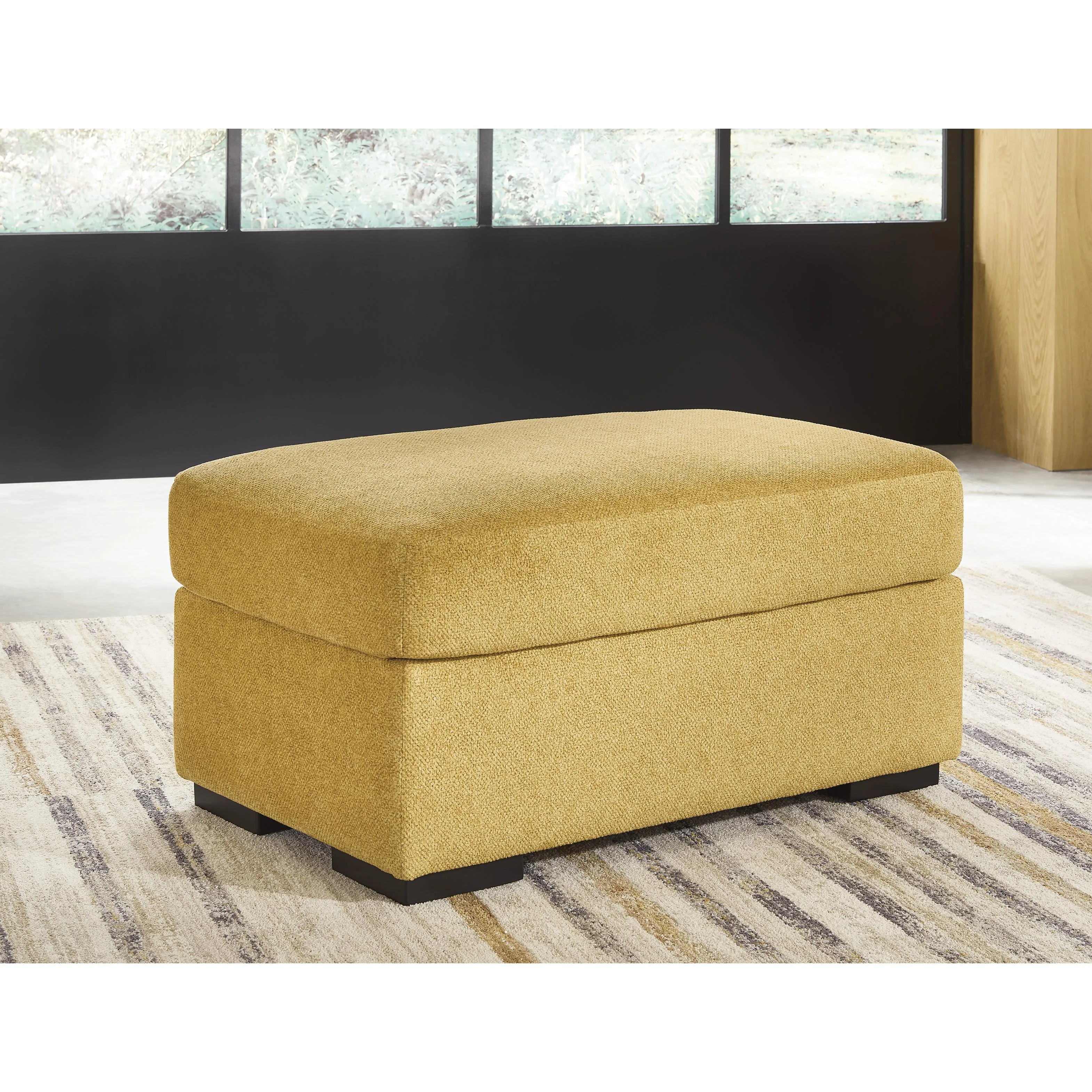 Signature Design by Ashley Keerwick Stationary Fabric Chair with Ottoman 6750614/6750623