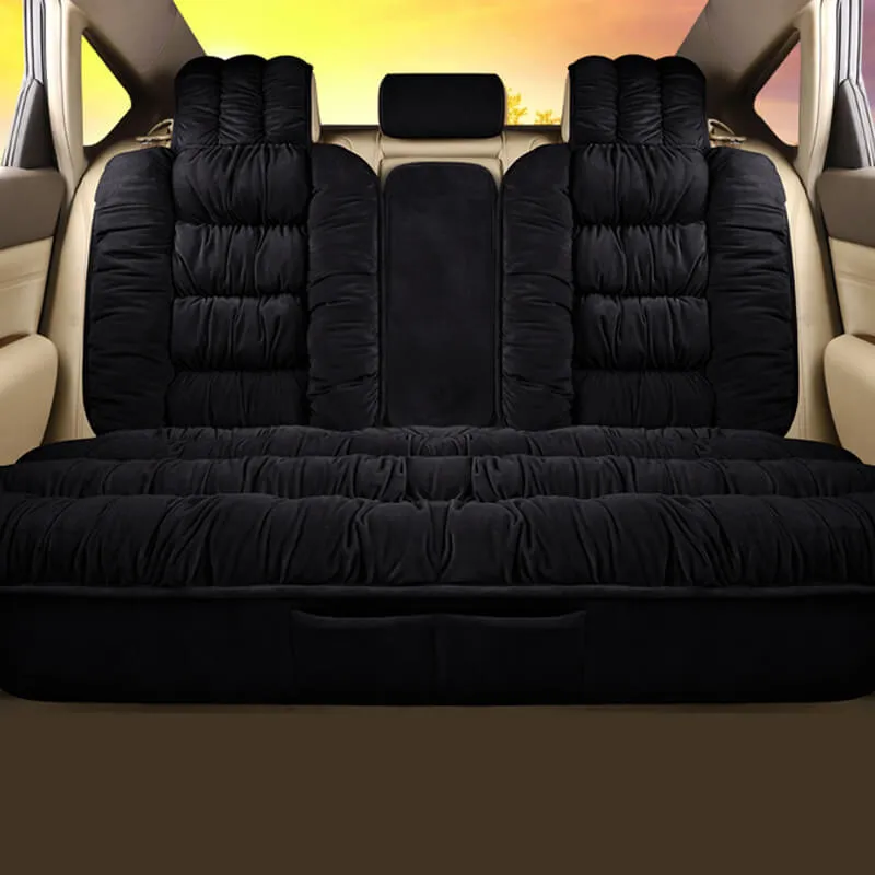 Soft Plush Car Seat Covers Winter Car Seat Protector Set Universal
