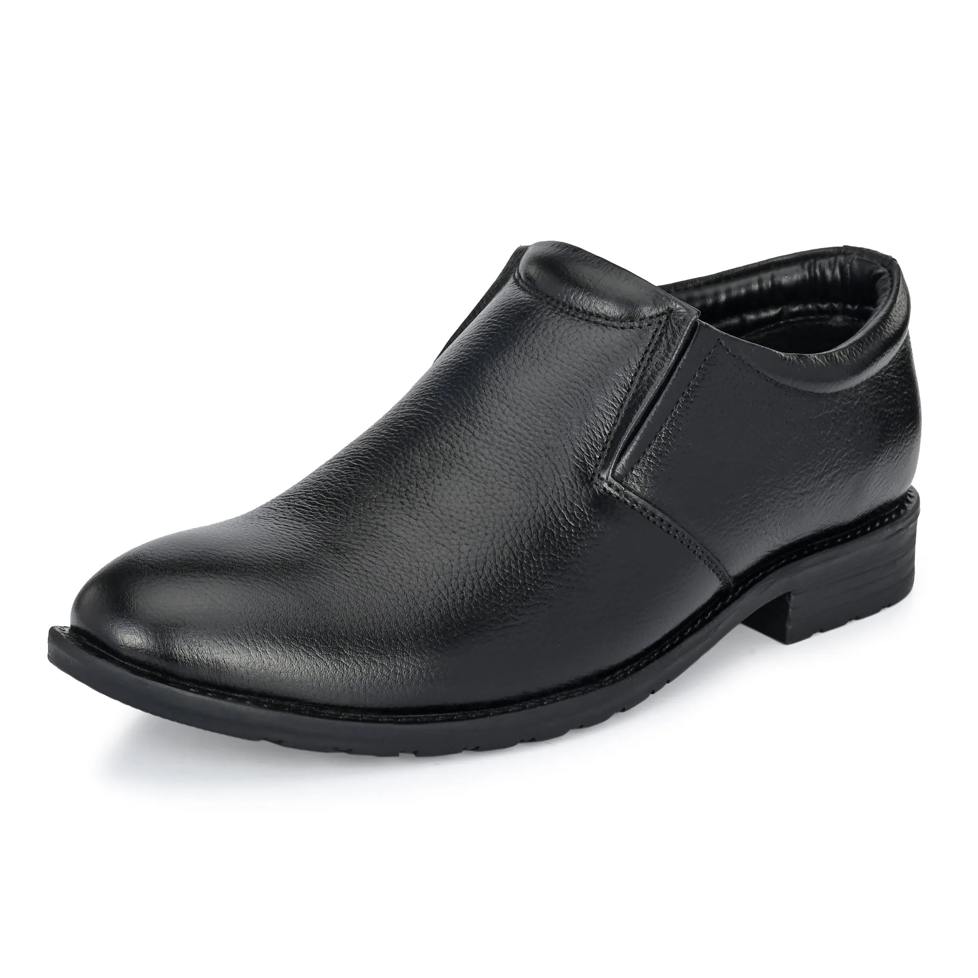 Solid Full Grain Leather Slip Ons