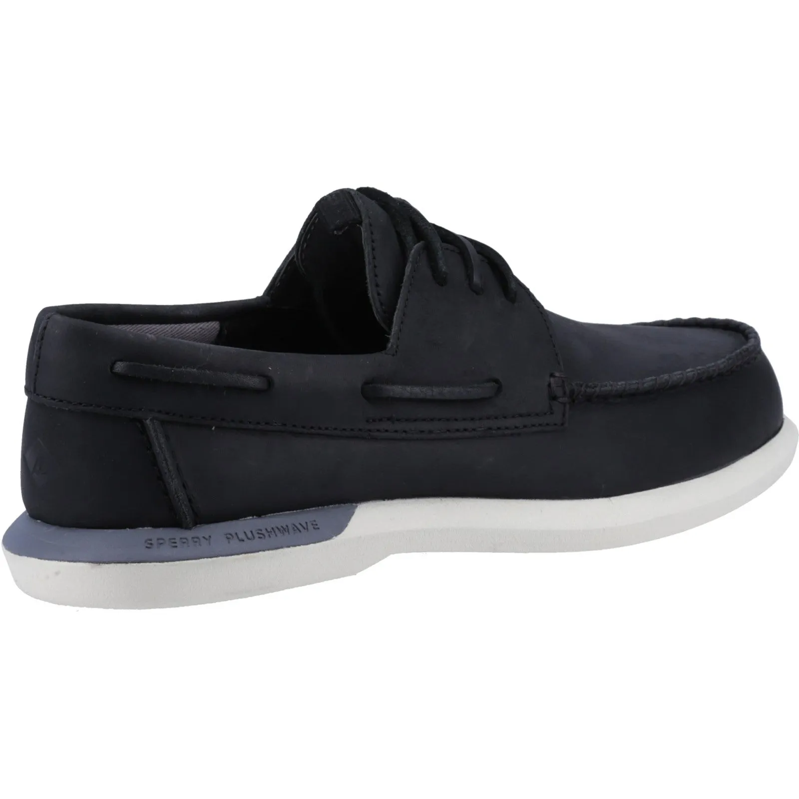 Sperry Mens Plushwave 2.0 Boat Shoes - Black