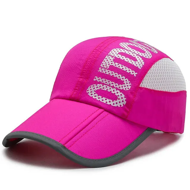 Ultra-Thin Lightweight Foldable Baseball Cap – Fushia