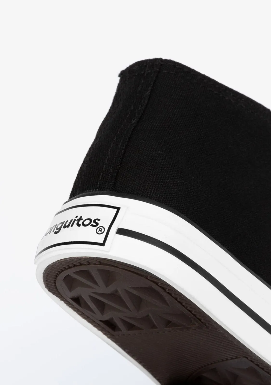 Unisex Hi-top Sneakers Basic Black