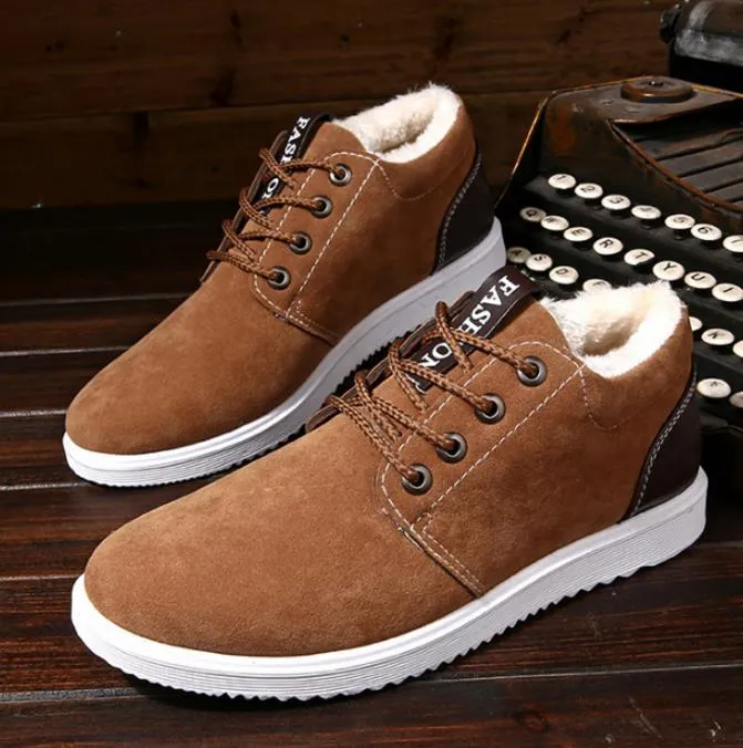 Winter Men's Warm Cotton Shoes