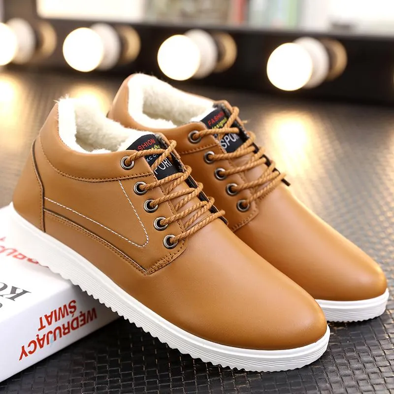 Winter Men's Warm Cotton Shoes