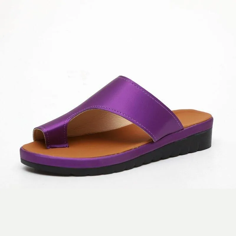 Women's Comfy Flat Platform Sandals