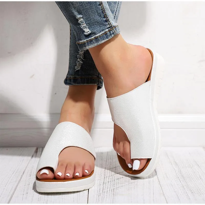 Women's Comfy Flat Platform Sandals