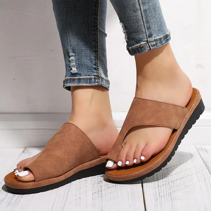 Women's Comfy Flat Platform Sandals