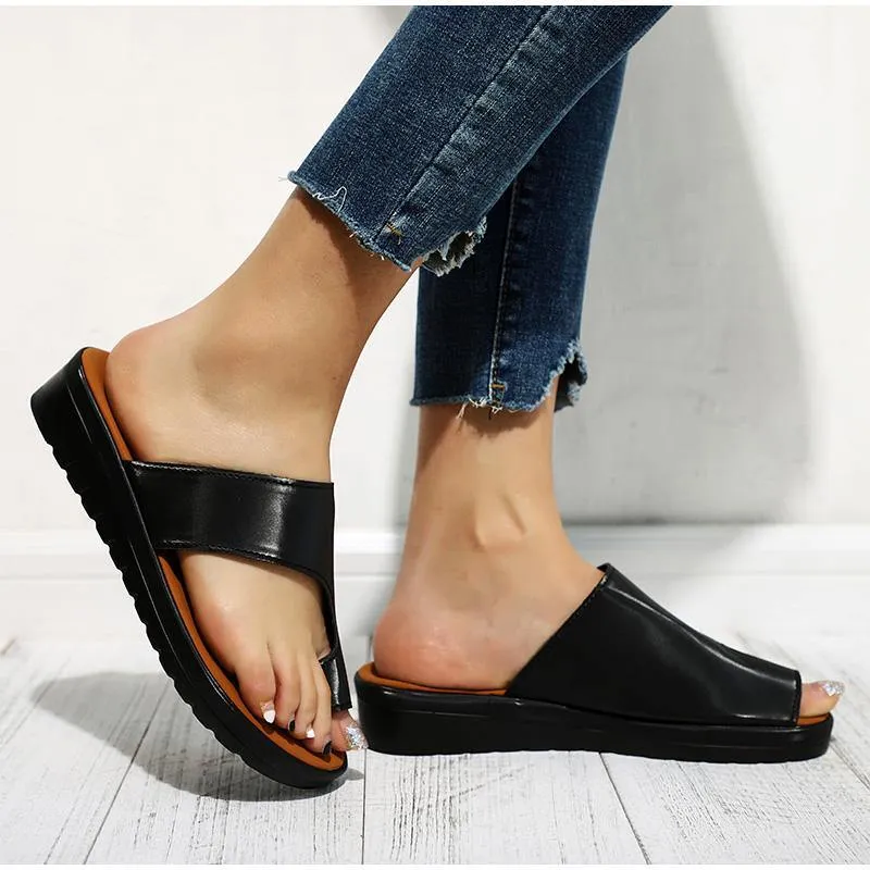 Women's Comfy Flat Platform Sandals
