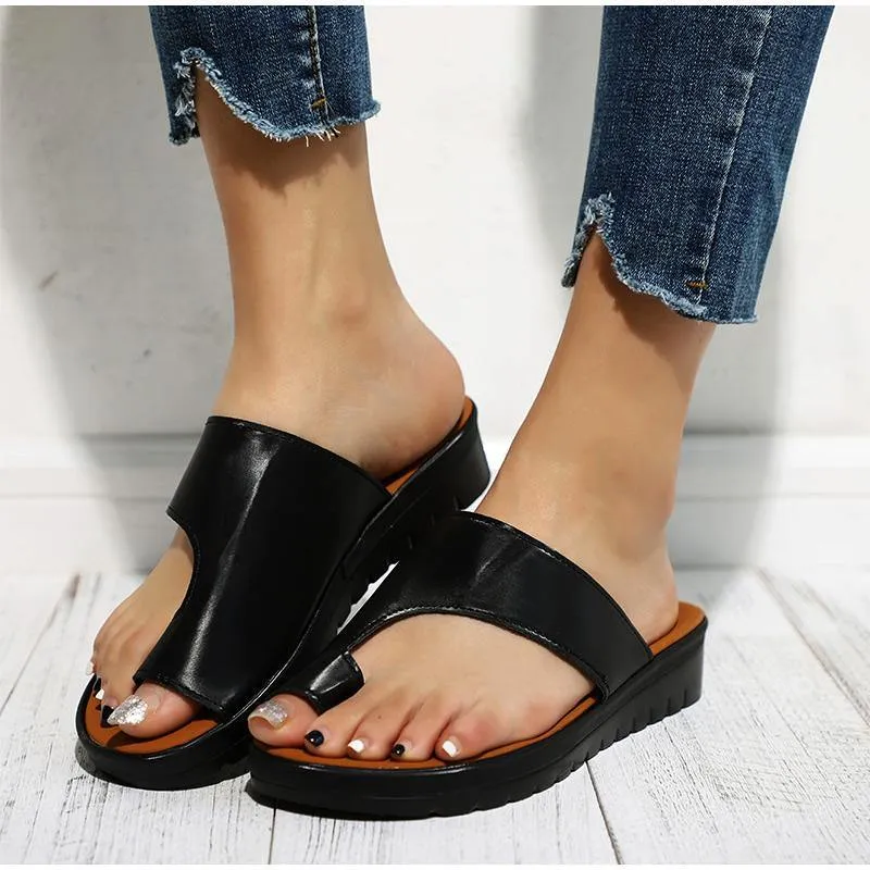 Women's Comfy Flat Platform Sandals