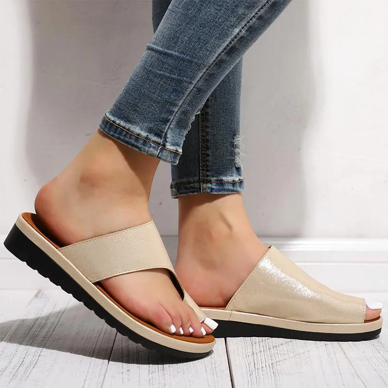 Women's Comfy Flat Platform Sandals