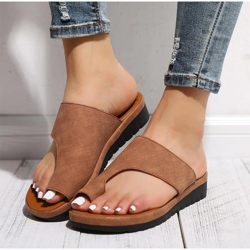 Women's Comfy Flat Platform Sandals