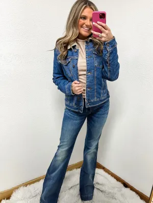 Wrangler Retro Sherpa Denim Jacket